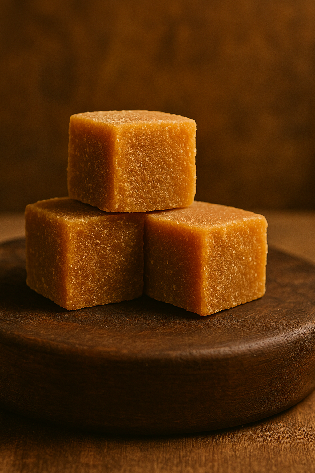 Solid desi jaggery block