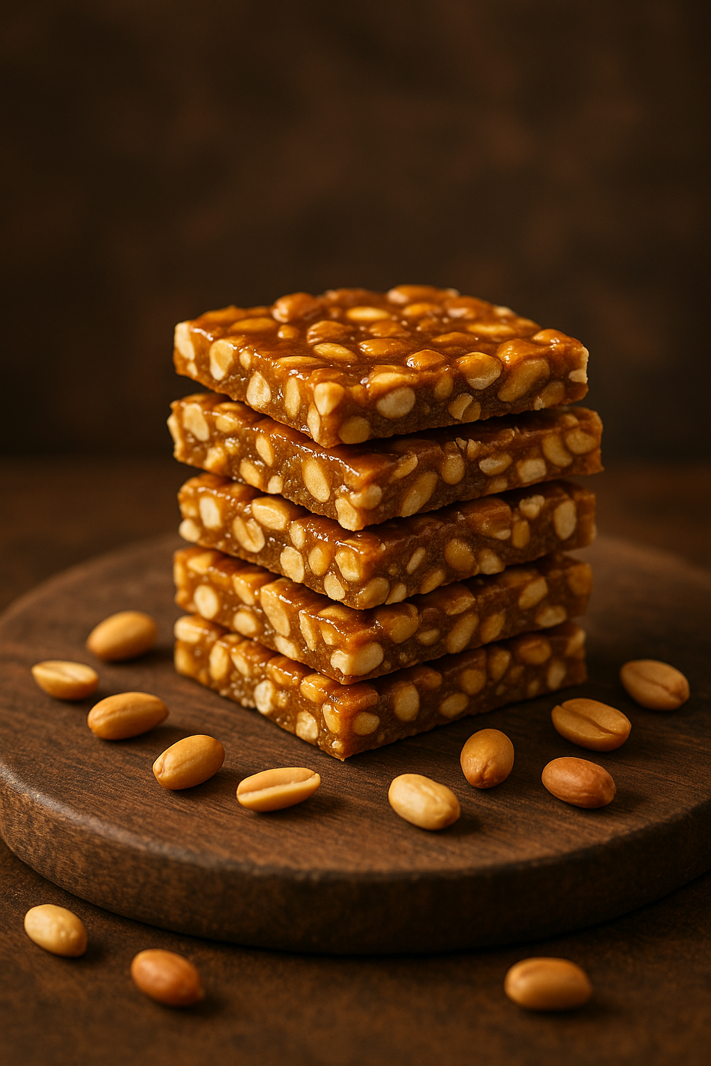 Peanut chikki squares